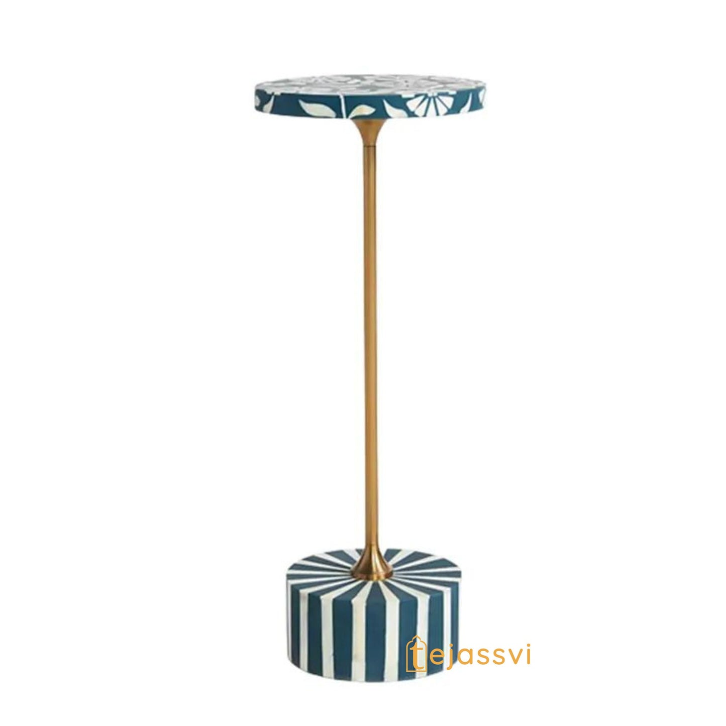 Handmade Bone Inlay Wooden Drink Table | Bone Inlay End Table | Bone Inlay Antique sofa side Table, Modern Luxury cocktail table Furniture