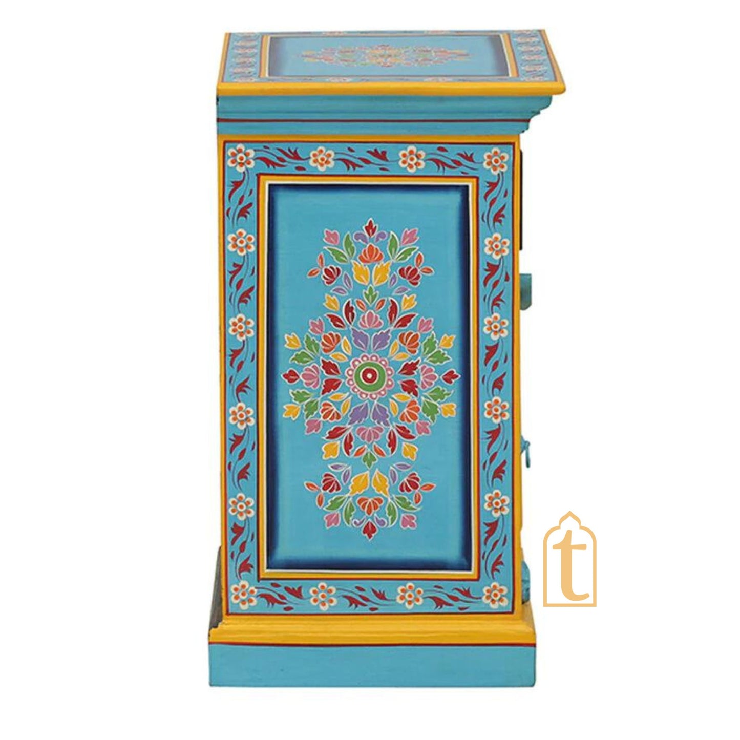 Handmade Modern Stylish Classy Central Drawer Table, Living Room Decorative Luxury Bedside Table, Night Lamp stand Table, Handicraft Table.