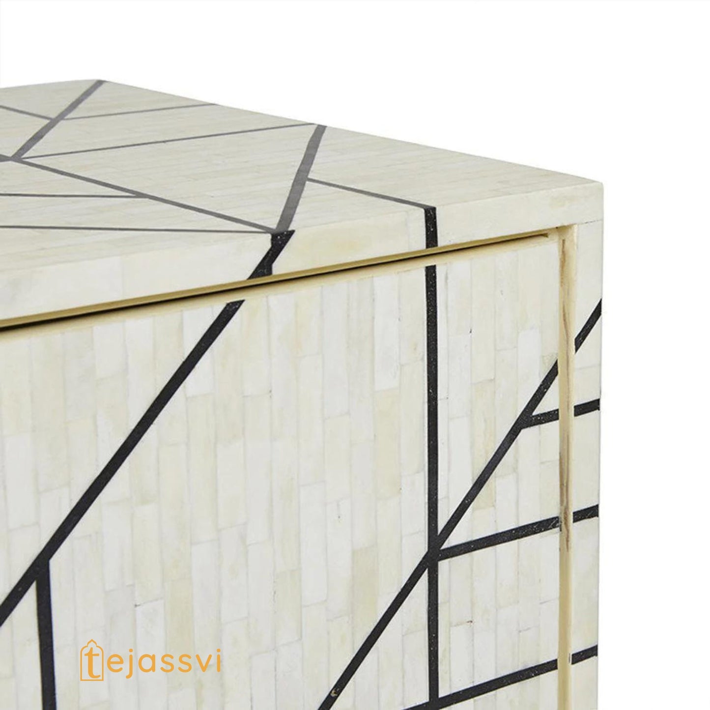 Indian Luxury Buffet Table wooden Handmade Bone Inlay Sideboard With Two Door | Media Console TV Unit/Storage Cabinet |/cabinet/MOP console