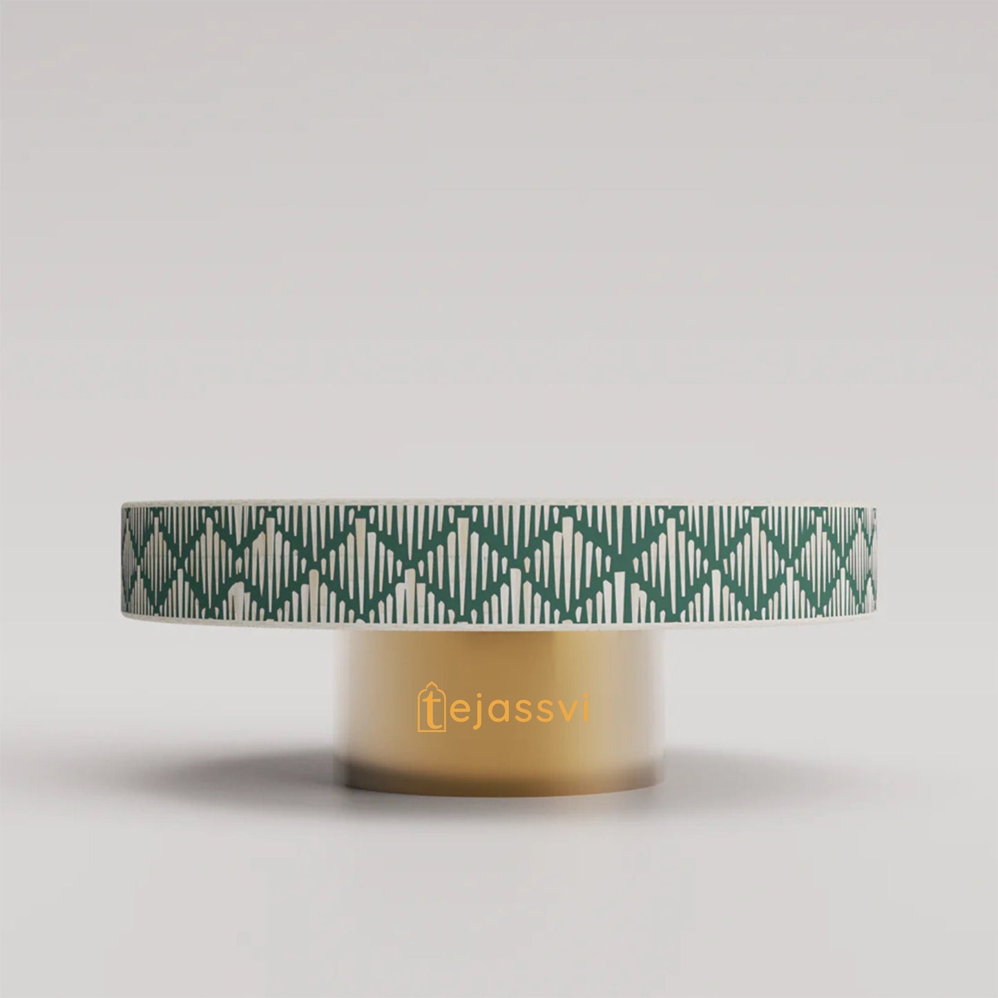 Wooden Stripe pattern Coffee Table/Handmade Inlay Coffee Table/Center Table/Bone Inlay Round Coffee Table/Wooden Cocktail Table/Coffee table