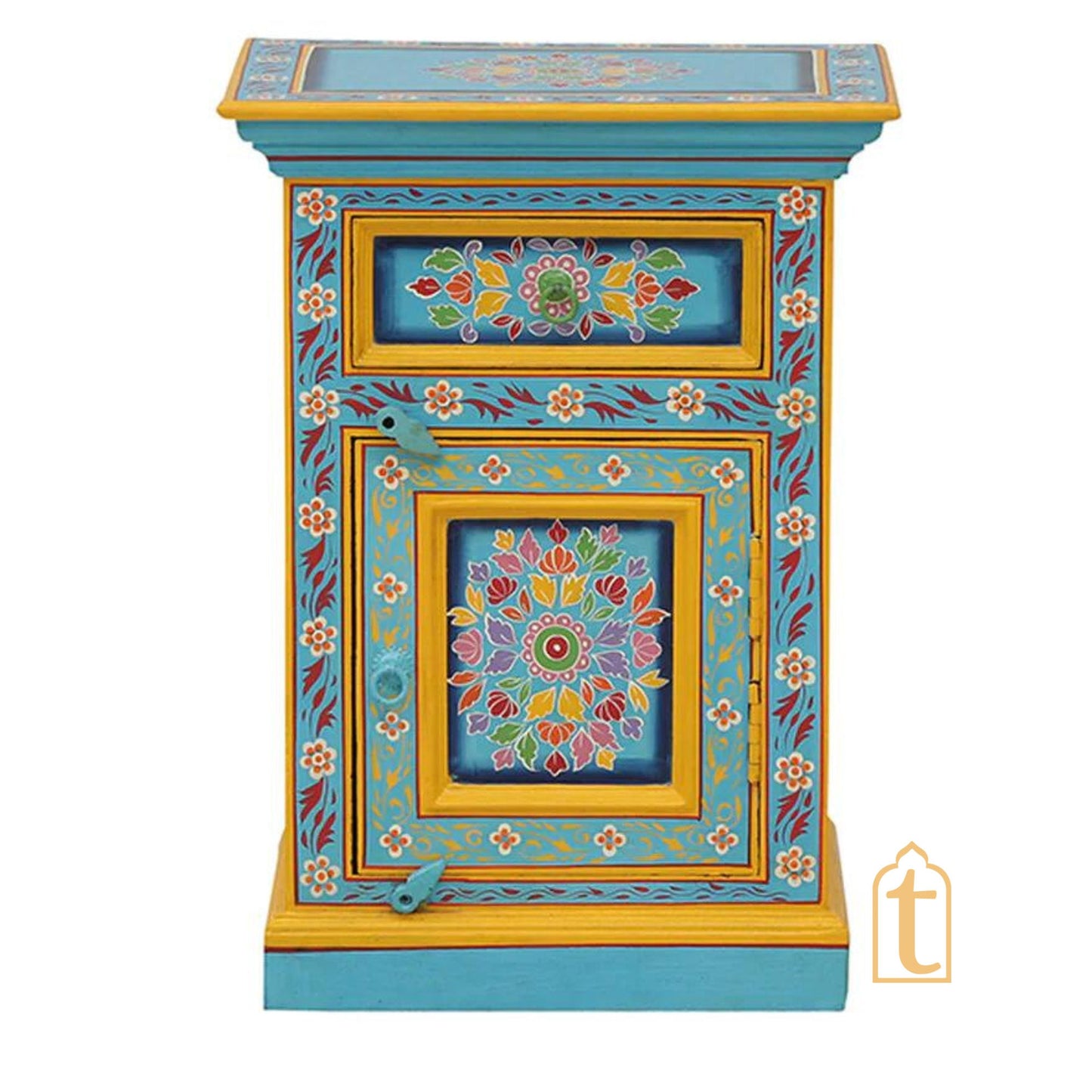 Handmade Modern Stylish Classy Central Drawer Table, Living Room Decorative Luxury Bedside Table, Night Lamp stand Table, Handicraft Table.