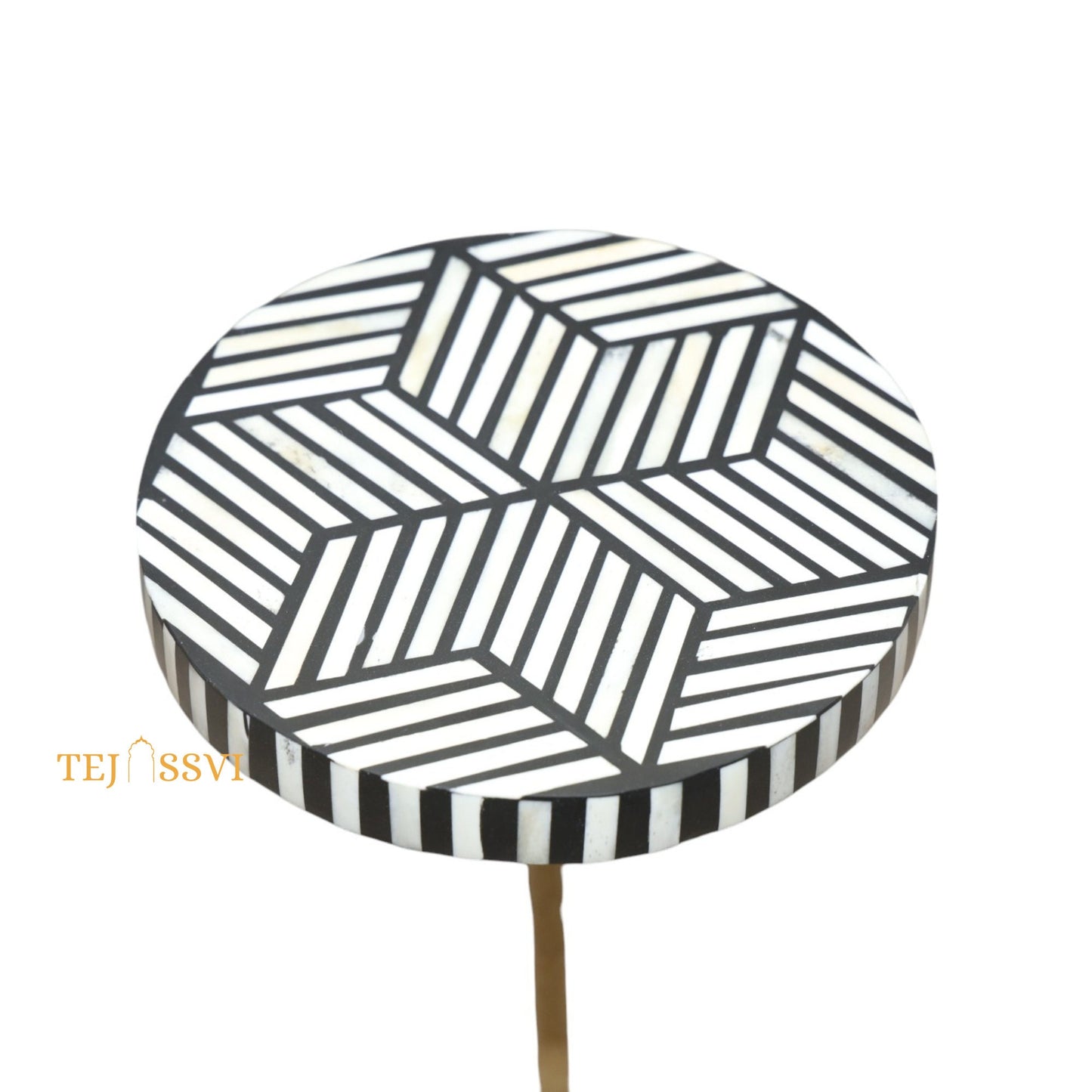 Handmade Bone Inlay Wooden Drink Table | Bone Inlay End Table | Bone Inlay Antique sofa side Table, Modern Luxury cocktail table Furniture