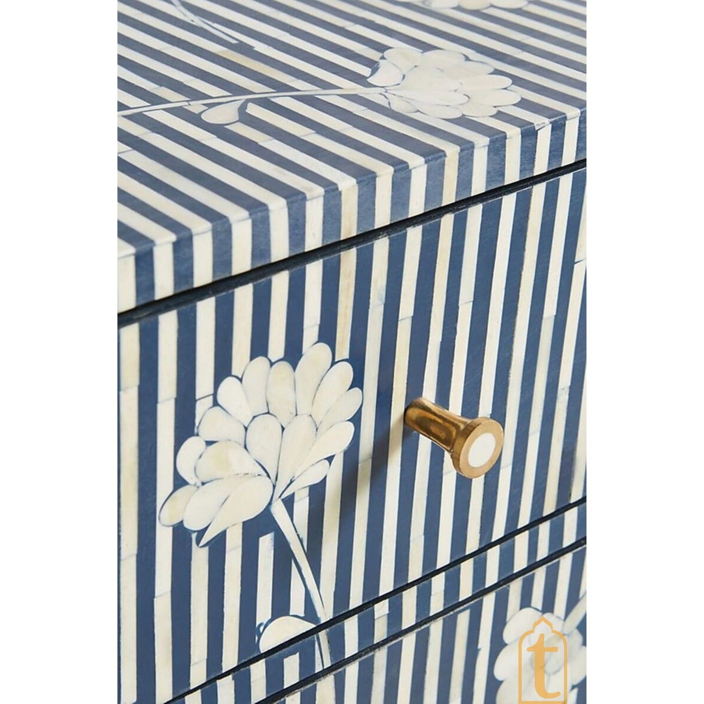 Bone Moroccan Inlay 6 Drawers Chest of Drawers, Bone Inlay Drawers Dresser, Bone Inlay Chest of Drawers, Bone Inlay Furniture Sideboard Unit