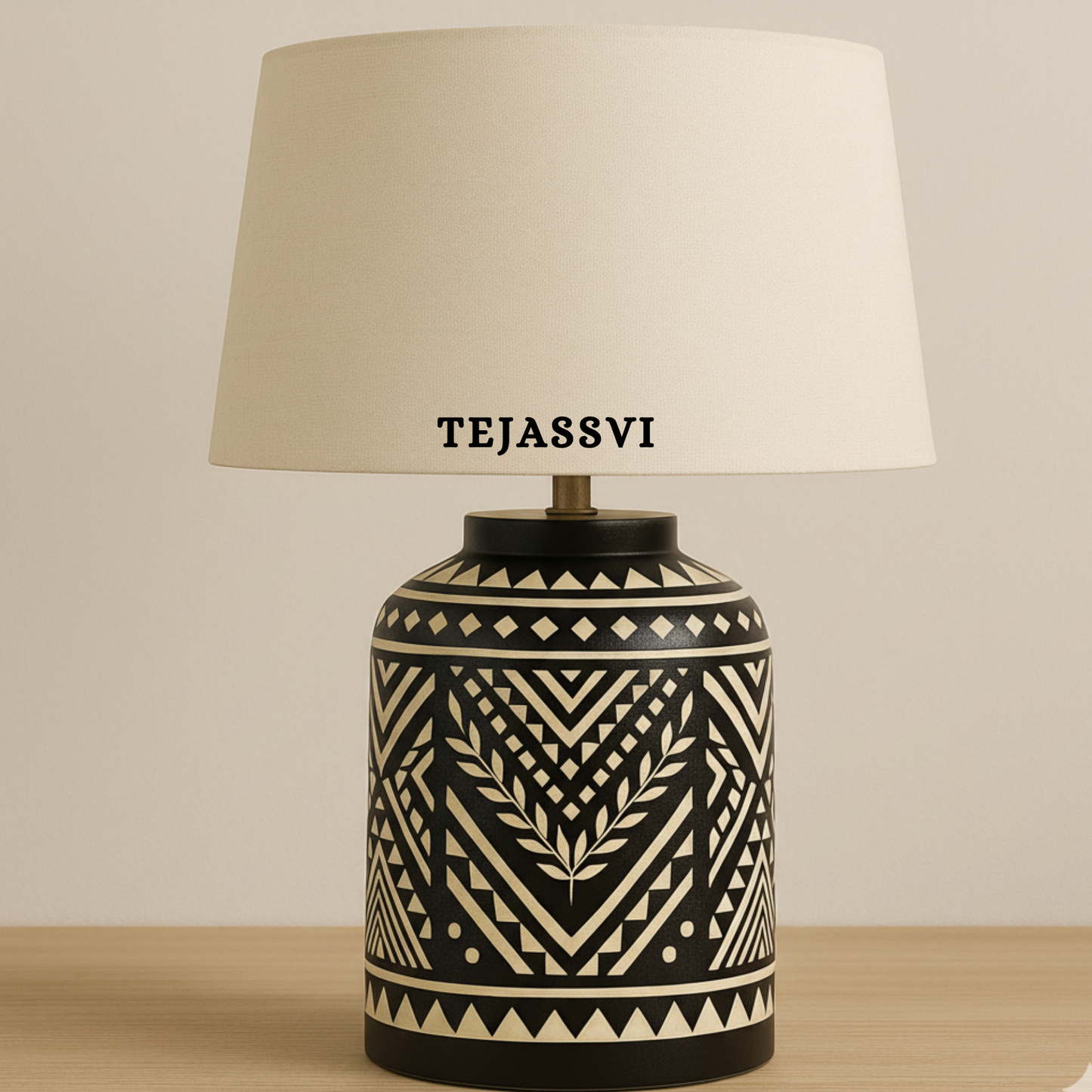 Wooden Bone Inlay Lamp for Bedroom / Bone Inlay Bed Room Lamp / Bedroom Décor Lamp / Handmade Inlay Table Lamp Home Decor Accent Light