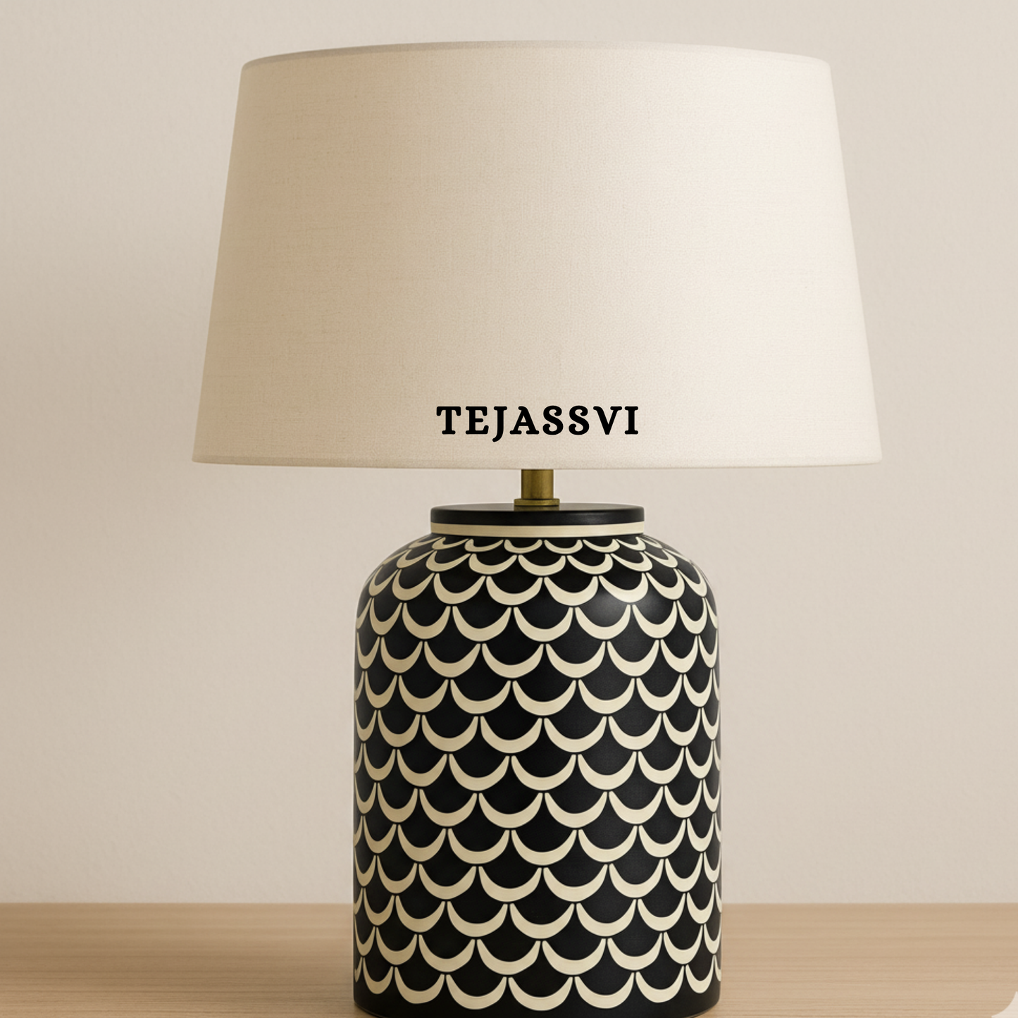 Wooden Bone Inlay Lamp for Bedroom / Bone Inlay Bed Room Lamp / Bedroom Décor Lamp / Handmade Inlay Table Lamp Home Decor Accent Light