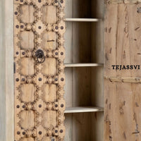 Wooden Indian Carving Wardrobe / Wooden carving Sideboard / Wooden Storage Cabinet | Luxury Entryway Table | wooden Storage Sideboard.