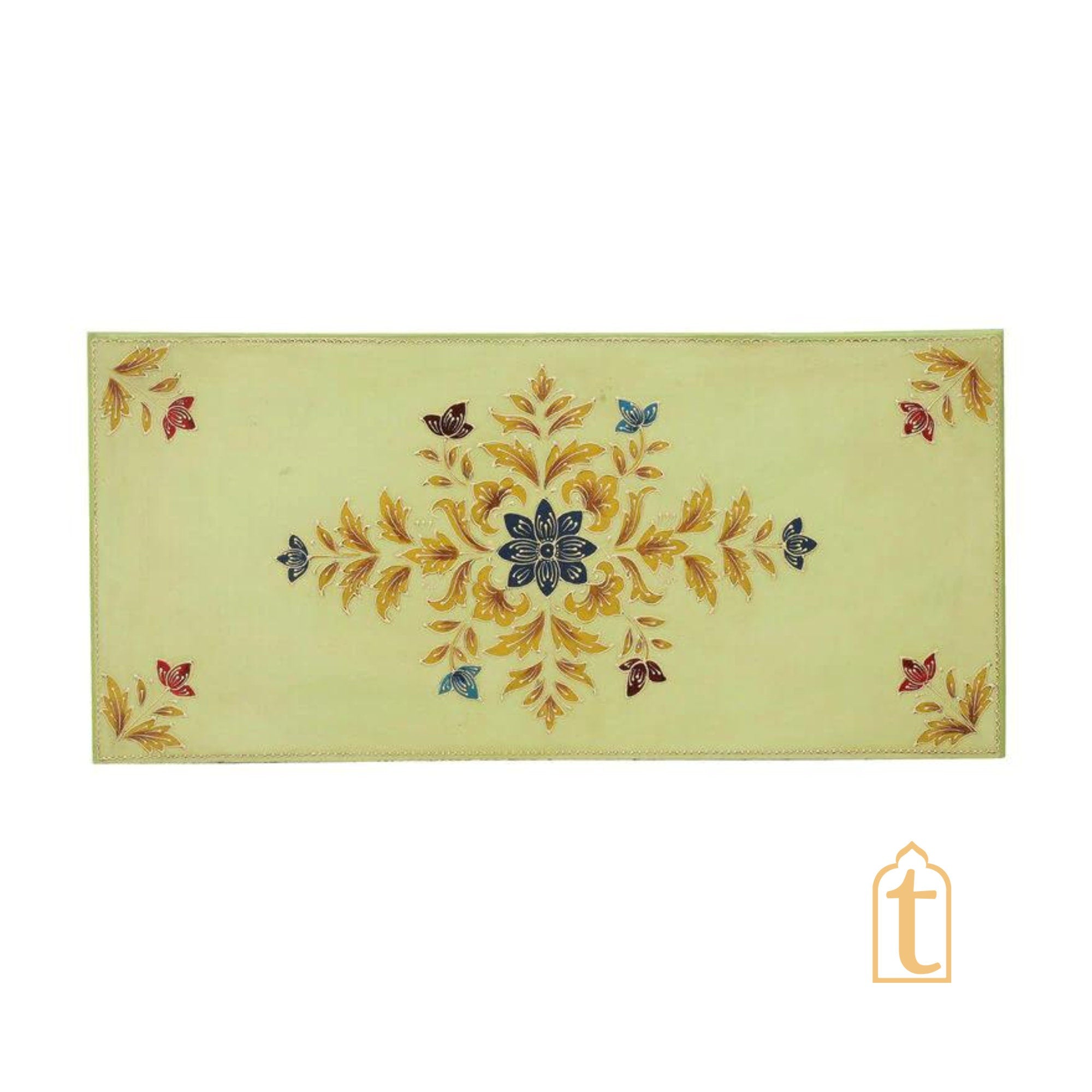 Wooden Hand Painted Hand painted Wooden Chest Drawers / Side Table | Small Chest of Drawer for Living Room | Traditional Side Table with Drawers.