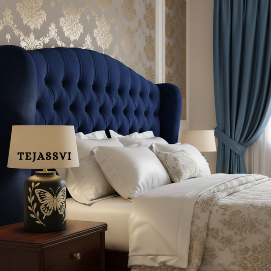 Wooden Bone Inlay Butterfly Pattern Lamp for Bedroom / Bone Inlay Bed Room Lamp / Bedroom Décor Lamp / Handmade Inlay Table Lamp Home Décor Accent Light