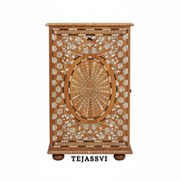 Handmade Wood Bone Inlay Modern Sideboards / Wood Bone Inlay Console | Wood Bone Inlay Cabinet With 2 Drawer & 2 Door Furniture  | Wooden Sideboards | Luxury Furniture.