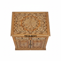 Handmade Wood Bone Inlay Modern Sideboards / Wood Bone Inlay Console | Wood Bone Inlay Cabinet With 2 Drawer & 2 Door Furniture  | Wooden Sideboards | Luxury Furniture.