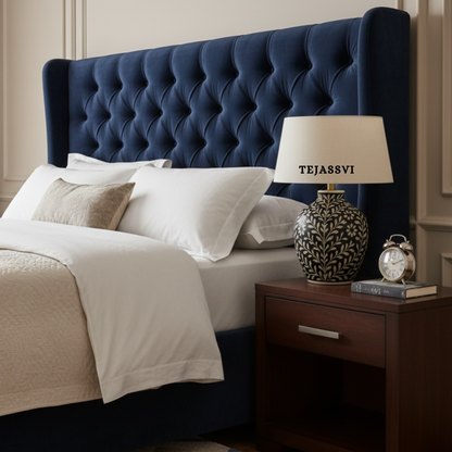 Wooden Bone Inlay Lamp / Bone Inlay Bed Room Lamp / Bedroom Décor Lamp / Handmade Inlay Table Lamp Home Decor Accent Light