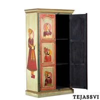 Wooden Hand Painted  Sideboard / Wooden Cabinet / Storage Side Boards / Hand made / Wooden Big Cabinet, Living Room Furniture, Fine Panting.