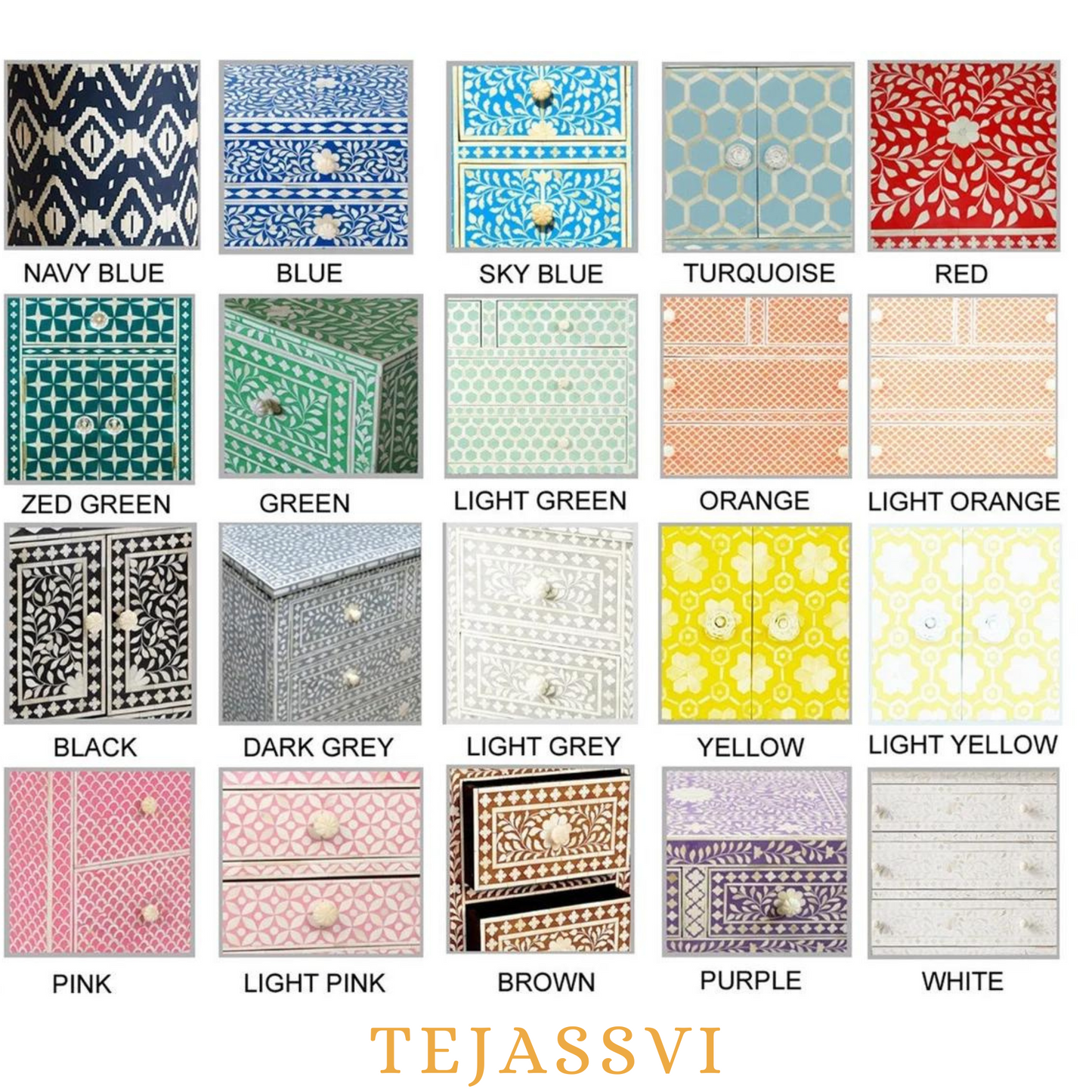 Handmade Wood Inlay Sideboards / Wood Inlay Console / Wood Inlay Chest of Drawer / Luxury Furniture / Wood Inlay Cabinet with Door & Drawer .