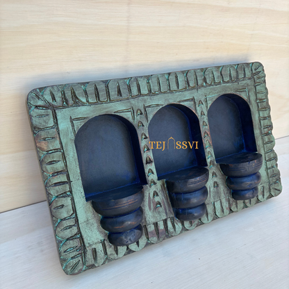 Handmade Rajasthani Jharokha Wall Art: Carved Wood Décor / wooden Rajasthani jharokha wall décor frame .