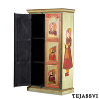 Wooden Hand Painted  Sideboard / Wooden Cabinet / Storage Side Boards / Hand made / Wooden Big Cabinet, Living Room Furniture, Fine Panting.