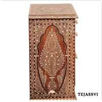 Handmade Wood Bone Inlay Modern Sideboards / Wood Bone Inlay Console | Wood Bone Inlay Cabinet With 4 Drawer & 2 Door Furniture  | Wooden Sideboards | Luxury Furniture.