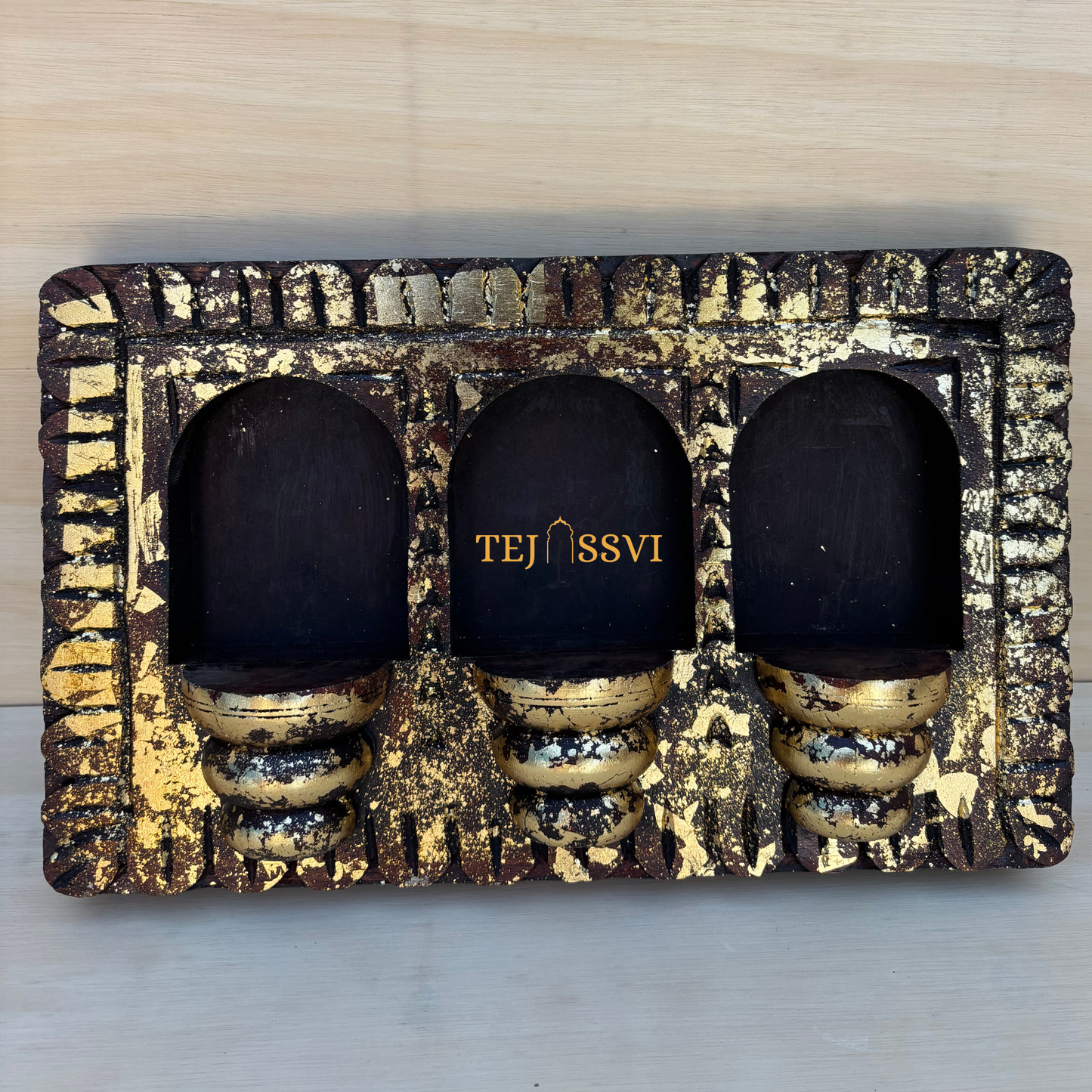 Handmade Rajasthani Jharokha Wall Art: Carved Wood Décor / wooden Rajasthani jharokha wall décor frame .