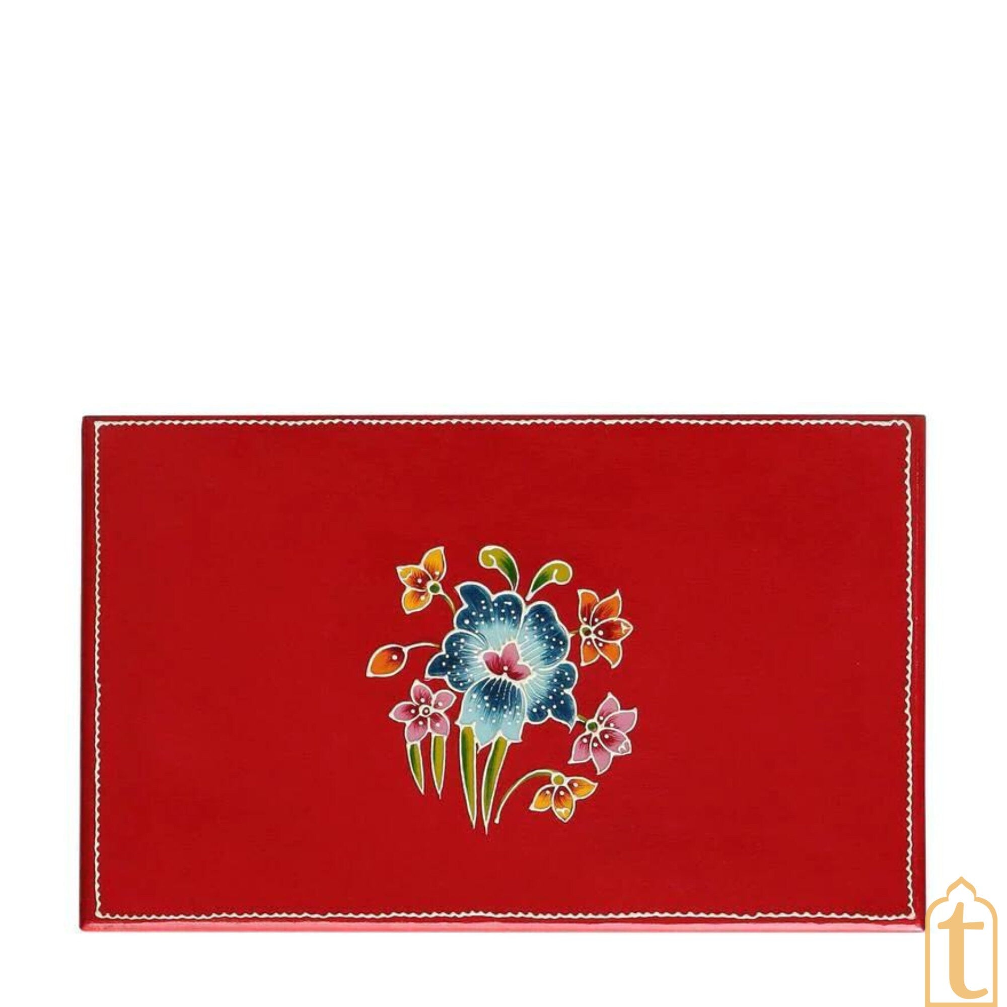 Indian Hand painted Wooden Chest Drawers | Side Table / Chest of Drawers for Living Room | Traditional Side hand-painted Table with Drawers.