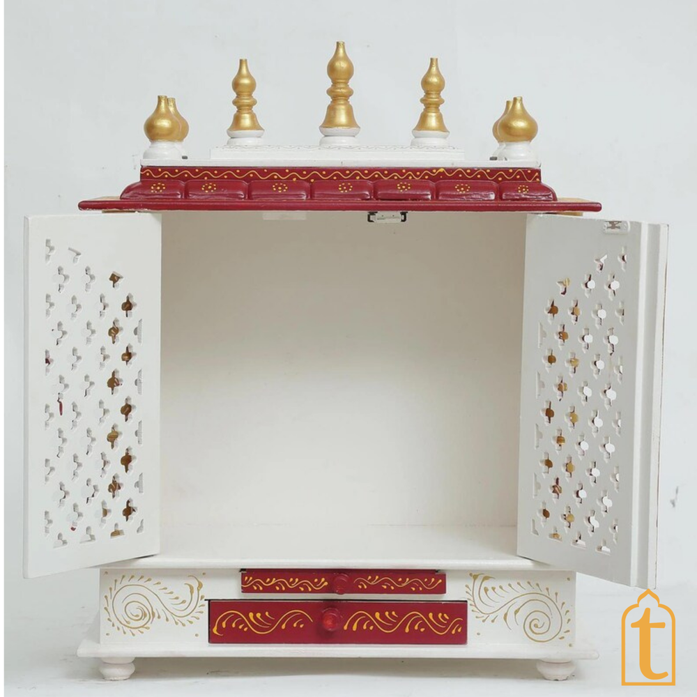 Handcrafted Wooden Temple: Pooja Ghar Mandir for Home Decor