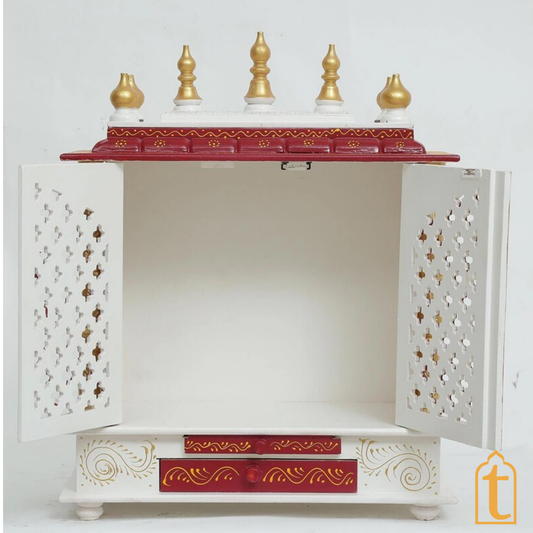 Handcrafted Wooden Temple: Pooja Ghar Mandir for Home Decor