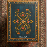 Indian Floral Designed Side Storage / Big Cabinet / Hand Painted Furniture / Wooden Big Cabinet / Living Room Furniture.
