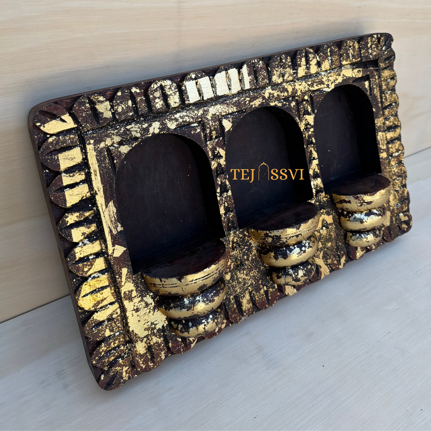 Handmade Rajasthani Jharokha Wall Art: Carved Wood Décor / wooden Rajasthani jharokha wall décor frame .