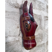 Wooden Horse Head for Wall Hanging and Solid Wood Décor Horse and Statue Décor