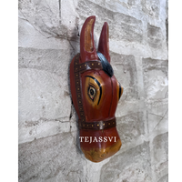 Wooden Horse Head for Wall Hanging and Solid Wood Décor Horse and Statue Décor