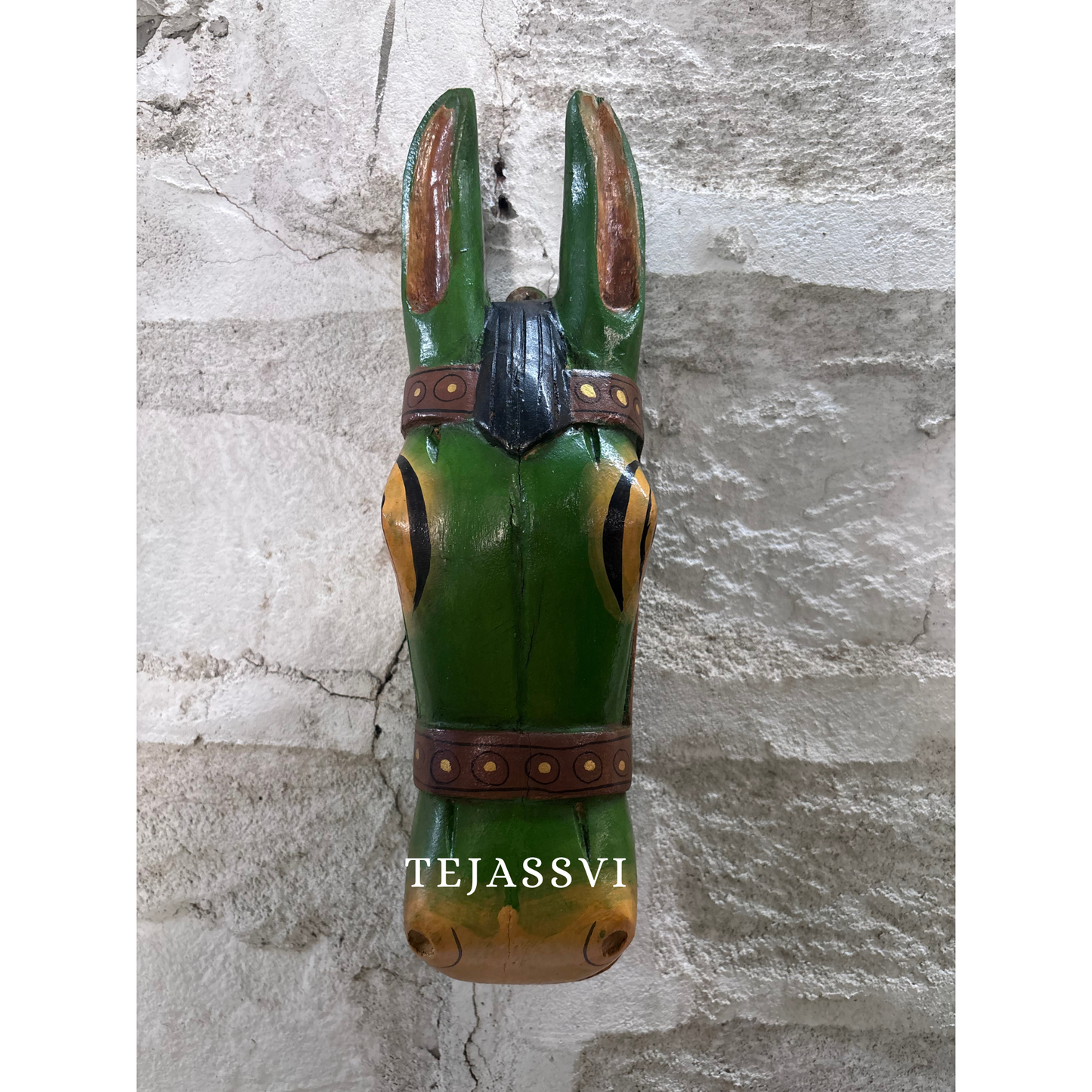 Wooden Horse Head for Wall Hanging and Solid Wood Décor Horse and Statue Décor