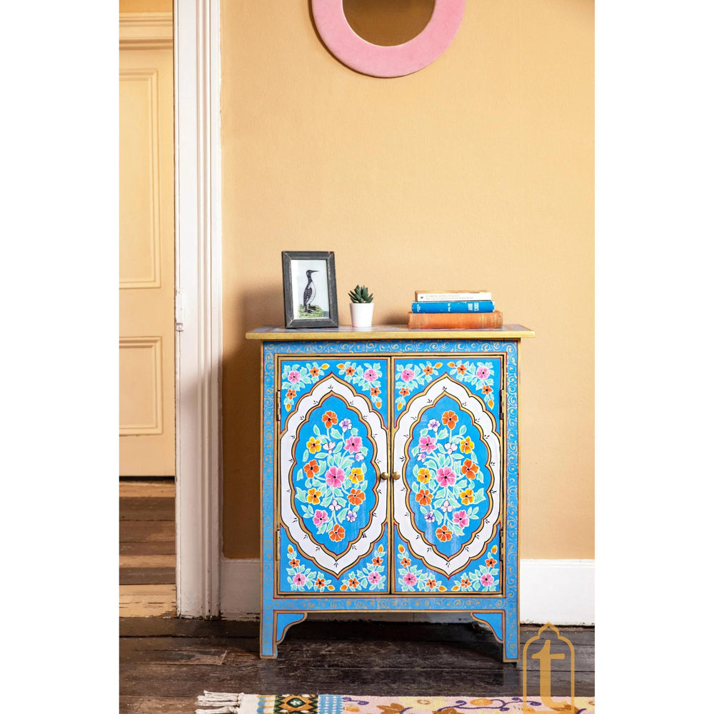 Beautiful Artistic Painted Living Room Decorative Wooden Wardrobe,Painted Cabinet,Home Decors Sideboard,Luxury Painted Cupboard,Nightstands.