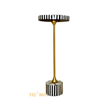 Handmade Bone Inlay Wooden Drink Table | Bone Inlay End Table | Bone Inlay Antique sofa side Table, Modern Luxury cocktail table Furniture