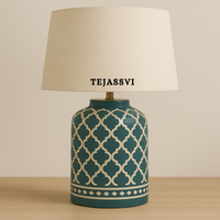 Wooden Bone Inlay Lamp for Bedroom / Bone Inlay Bed Room Lamp / Bedroom Décor Lamp / Handmade Inlay Table Lamp Home Décor Accent Light