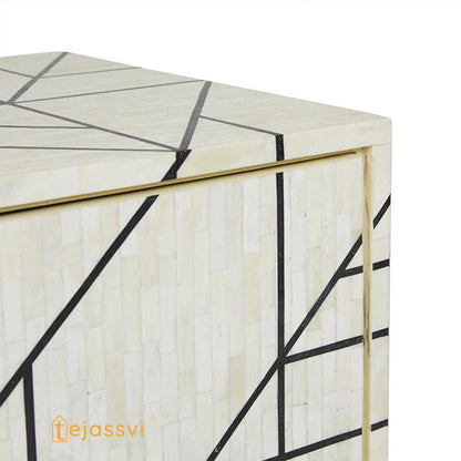 Indian Luxury Buffet Table wooden Handmade Bone Inlay Sideboard With Two Door | Media Console TV Unit/Storage Cabinet |/cabinet/MOP console