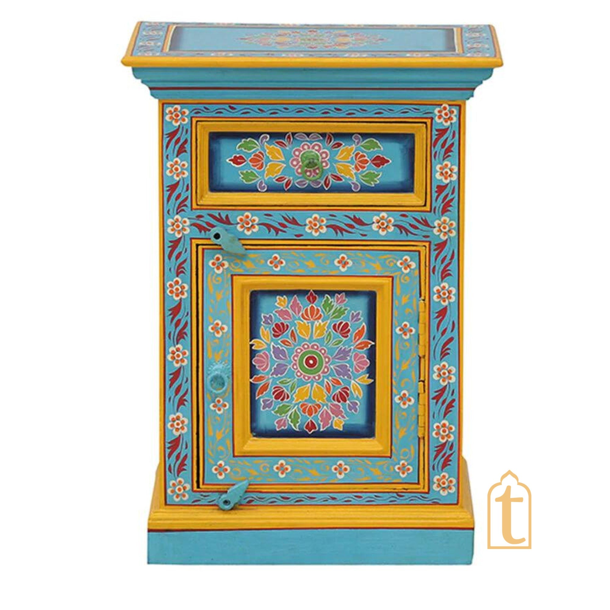 Handmade Modern Stylish Classy Central Drawer Table / Living Room Decorative Luxury Bedside Table / Night Lamp stand Table / Handicraft Table.
