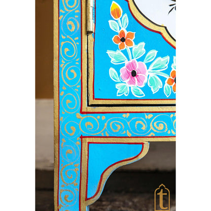 Beautiful Artistic Painted Living Room Decorative Wooden Wardrobe,Painted Cabinet,Home Decors Sideboard,Luxury Painted Cupboard,Nightstands.