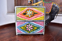 Mini chest of Drawers, Hand Paint Wooden Box / Small Jewelry Box / Trinket Drawers Jewelry Box for Décor / Desktop Organizer.