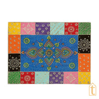 Indian Hand painted Wooden Chest Drawers / Side Table / Chest of Drawer for Living Room | Traditional Side Table with Drawers.