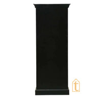 Indian Hand painted Solid Wooden Bookshelf In Red Color Book self with Storage Cabinet / Indian Hand Painted Wooden Side Boards / Wooden Cabinet.