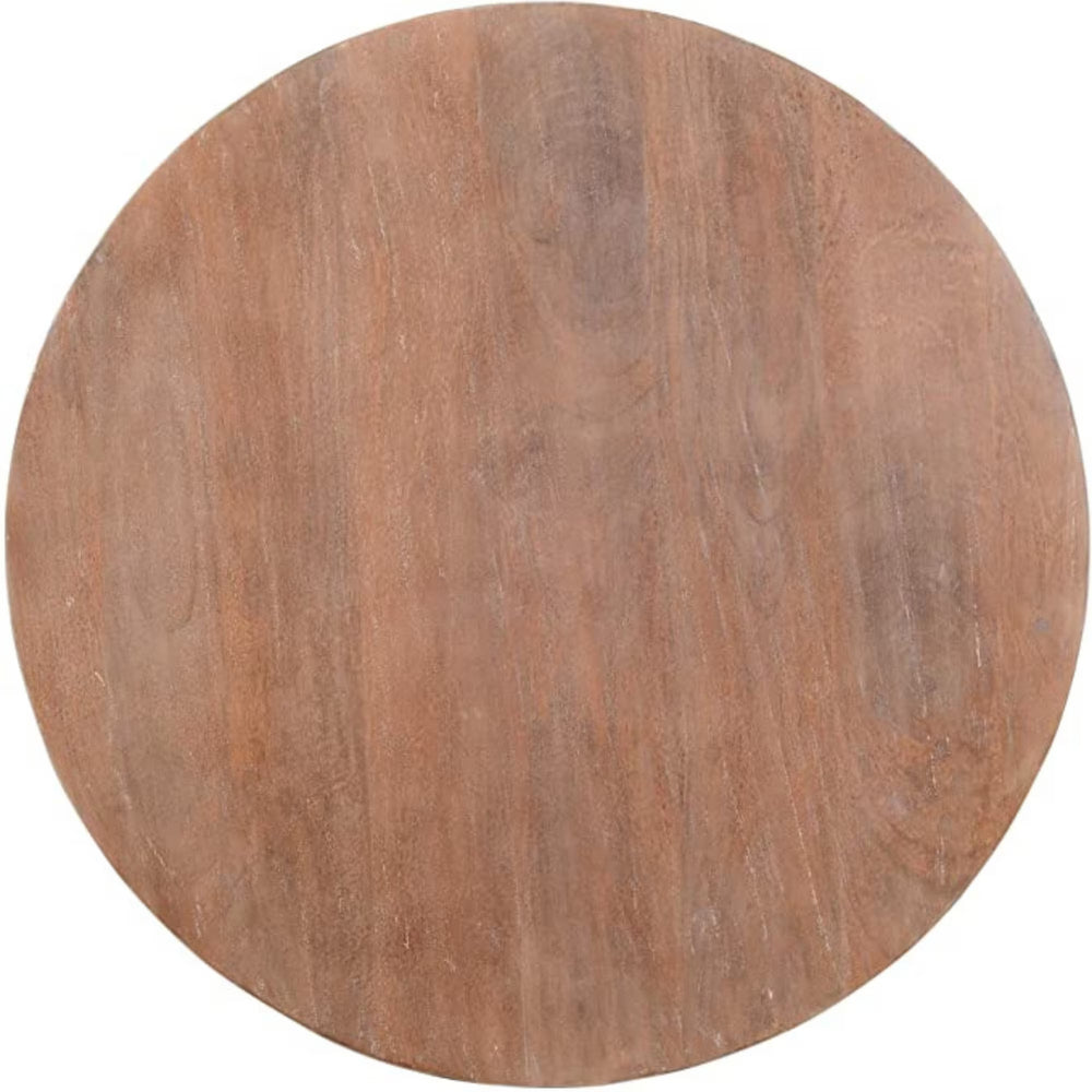 Wooden Center Table / Wooden Coffee Table Drum Round Coffee Table for Farm House Wood Cocktail Table Handmade wooden Drum Table.