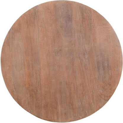 Wooden Center Table/ Barrel Coffee Table Rustic Round Coffee Table for Farm House Wood Cocktail Table Handmade wooden drum table.