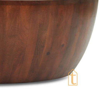 ROUND COFFEE TABLE for Living Area wooden drum table Home Decor Handmade Wooden Barrel Shape Cocktail Table Indian Handcrafted Art .