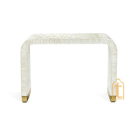 Bone Inlay Console Table / Hall-Way Entry Table / Bone Inlay Side Table / Modern Side Table / Bone Inlay Centre Table / Waterfall Side Table.