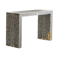 Bone Inlay Console Table / Hall-Way Entry Table / Wooden Bone Inlay Floral Console Table / Bone Inlay Table / Bone Inlay Study Table / Laptop Table.