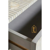 Bone Moroccan Inlay 6 Drawers Chest of Drawers / Bone Inlay 6 Drawers Dresser / Bone Inlay Chest of Drawers / Bone Inlay Furniture Sideboard Unit.