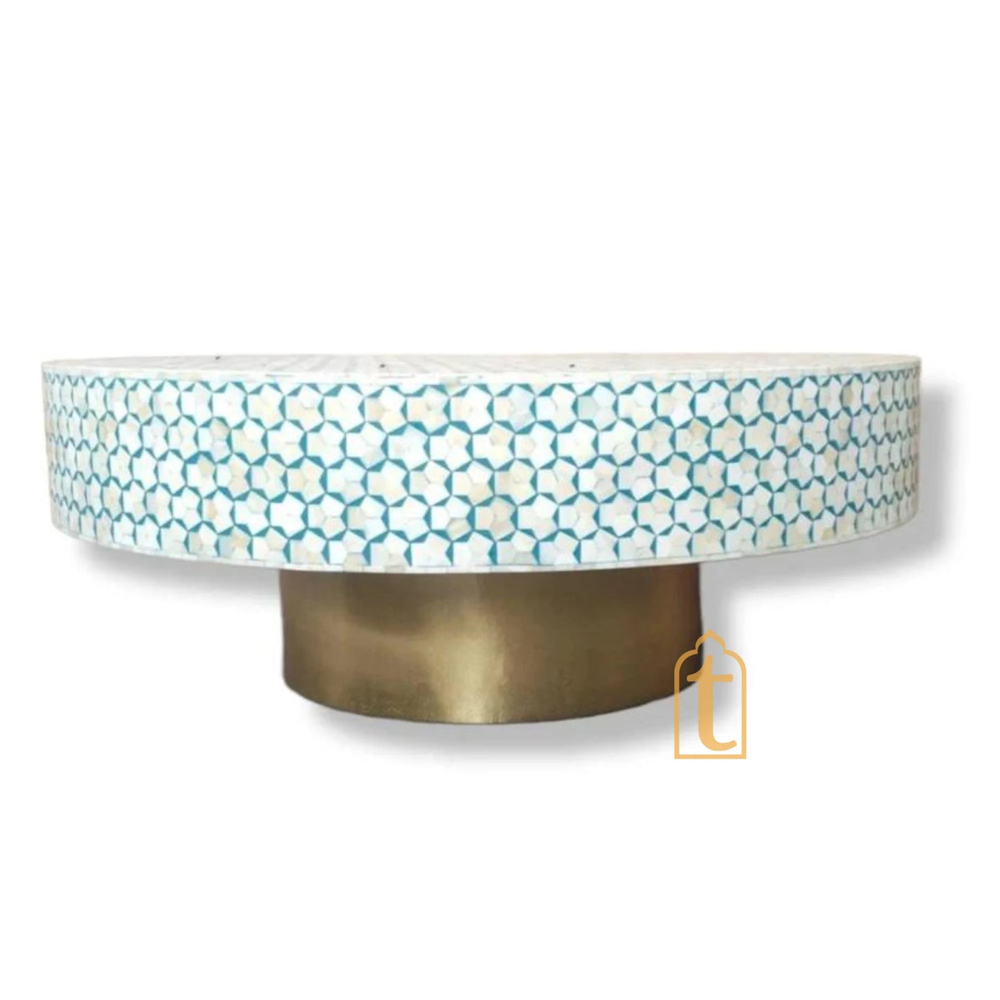 Wooden  Modern Striped Pattern Coffee Table/Bone Inlay Wooden Coffee Table/Wooden Furniture/Rectangle CoffeeTable/Bone Inlay Cocktail Table