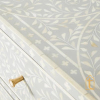 Bone Inlay Sideboard / Bone Inlay Buffet / Bone Inlay Cabinet / Storage Unit / Bone Moroccan Inlay 2 Drawers  /Bone Inlay Chest of Drawers / Bone Inlay Dresser.