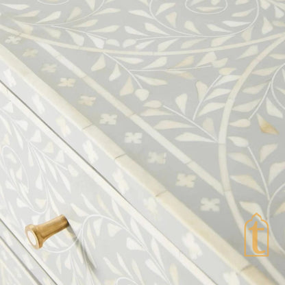 Bone Inlay Sideboard/Bone Inlay Buffet Table, Cabinet Table,Storage Unit,Bone Moroccan Inlay 2 Drawers, Chest of Drawers,Bone Inlay Dresser,