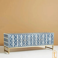 Bone Inlay Optical Media Console, Bone Inlay Optical TV Unit / Bone Inlay Entertainment Unit For Living Room.