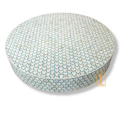 Wooden  Modern Striped Pattern Coffee Table/Bone Inlay Wooden Coffee Table/Wooden Furniture/Rectangle CoffeeTable/Bone Inlay Cocktail Table