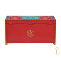 Wooden Indian Storage Trunk / Treasure chest Furniture / Home and living room Décor / Hand Painted Storage Box / Hand Painted Indian Wooden Box  / Treasure Box.